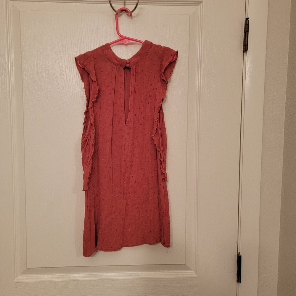 High Neck Ruffle Tank - Picture 2 of 6